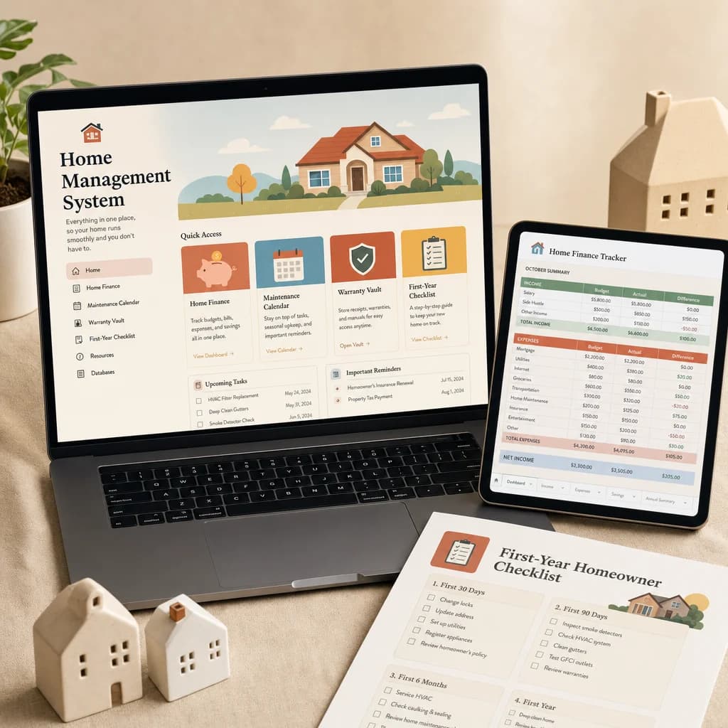 Homekeep — First-Year Homeowner System